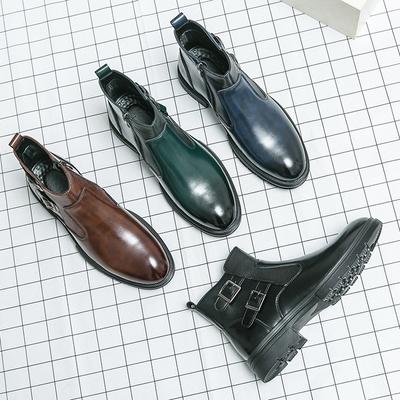 Mode Herren Stiefeletten Hohe Qualität Chelsea Boots für Herren Großbritannien Oxford Herren Stiefeletten Cowboy Gesellschaftsschuhe Mann Trend