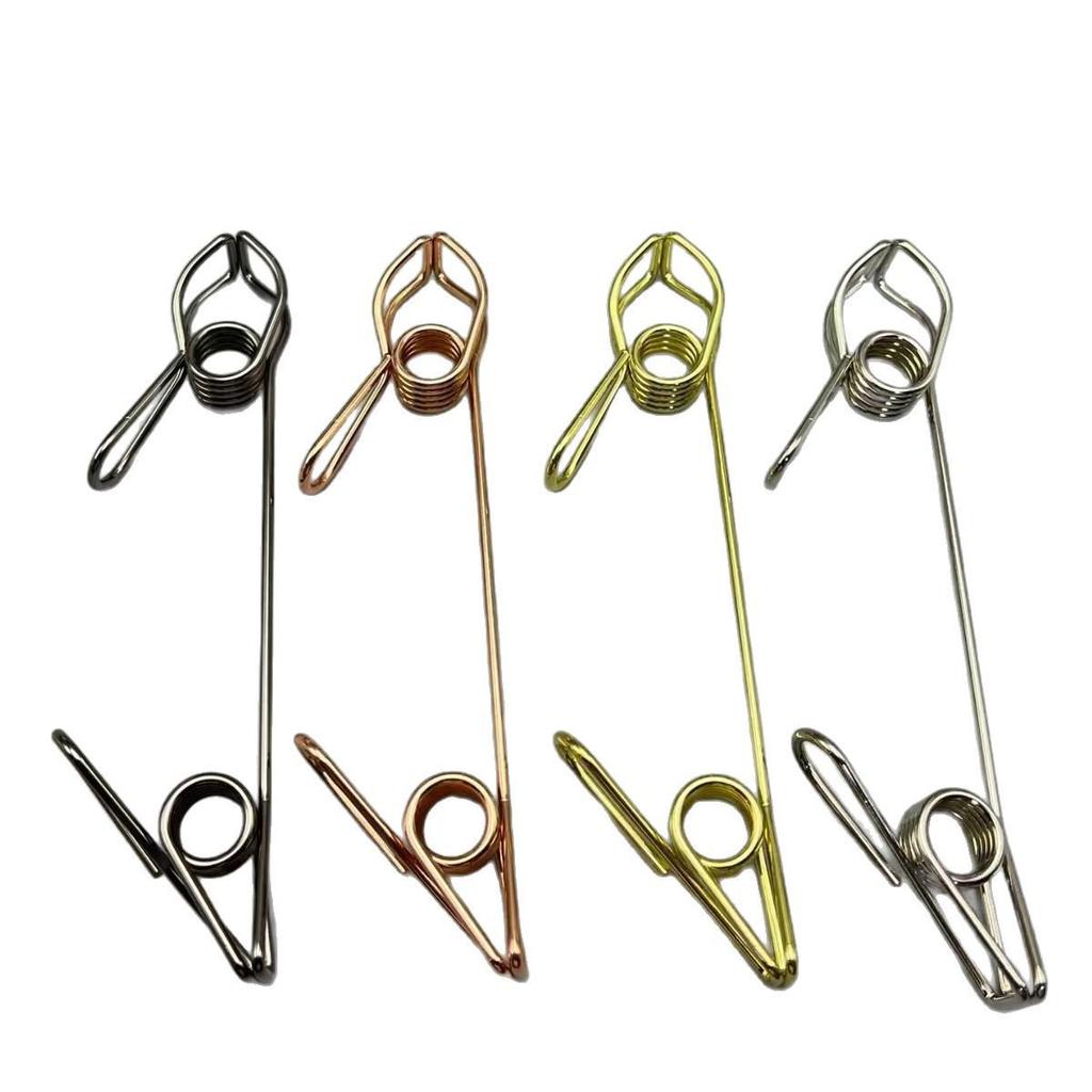 Multi-functional Double-head Metal Clip for Home Document Organization