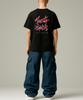 MONSTER REPUBLIC Square Logo Red T-Shirt Black_8118