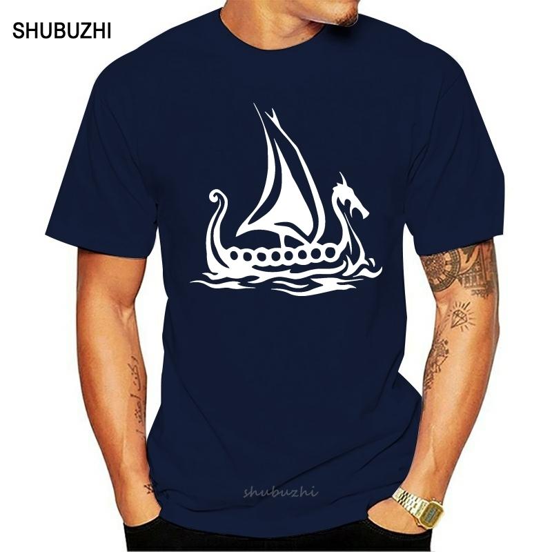Fishing Cartoon Sailing Boat Drawing Vintage Design Casual TShirt Te Homme Customized Tee Shirt