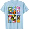 Mickey and Friends Group Shot Panels T-Shirt