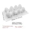 8-cavity Apple Shape Silicone Cake Mould, 3d Silicone Baking Mould For Cupcake Pastry Dessert Mousse