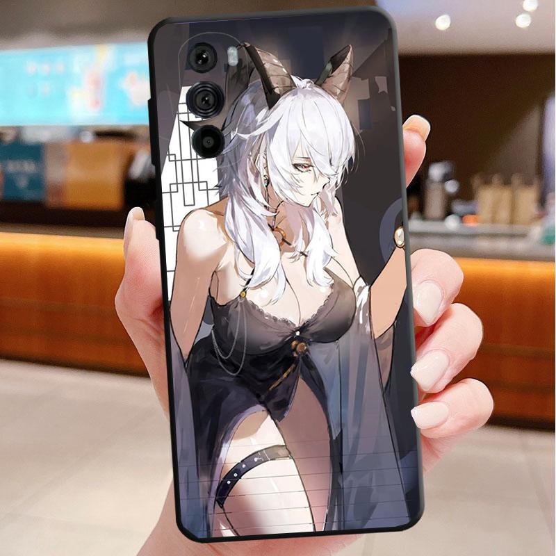 Phone Case For Motorola Edge 50 40 Pro 60 50 40 30 Ultra Neo Fusion Moto G Play G Stylus G Power G Anime Girl