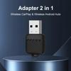 Carplay Android Auto Wireless Adapter 2 in 1 Carplay Adapter for OEM Car Stereo with USB Plug and Play Wired To Wireless