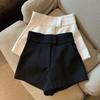 Women Shorts Black Shorts Women Harajuku Elegance High Waisted Shorts A Line Slim Casual  Girl Straight Pants Sexy