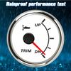 52mm Marine Trim Gauge Waterproof Trim Gauge UP-DN  with Red Backlight for Auto Motor Parts Yacht 9-32V Car Accessories