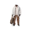 Jordan Mid-Length Hooded Comfortable Solid Color Jacket Kids Jackets Light-Brown HQ8268-271