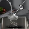 Stainless Steel Long-Handle Frying Spatula Set, Anti-Scald Wok Utensils for Stir-Fry.