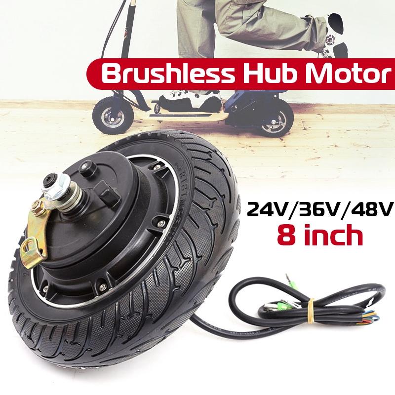 8palcový 350W 24V bezkartáčový motorový motor pro E-koloběžku, kolo, motorové kolo, nábojové kolo pro elektrickou koloběžku