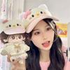 HelloKitty Sonnencreme leere Kopfbedeckung süße leere Kopfbedeckung Sonnenschutz Gesicht zeigen kleines Cartoon-Mädchen kt Katze Sonnenhut