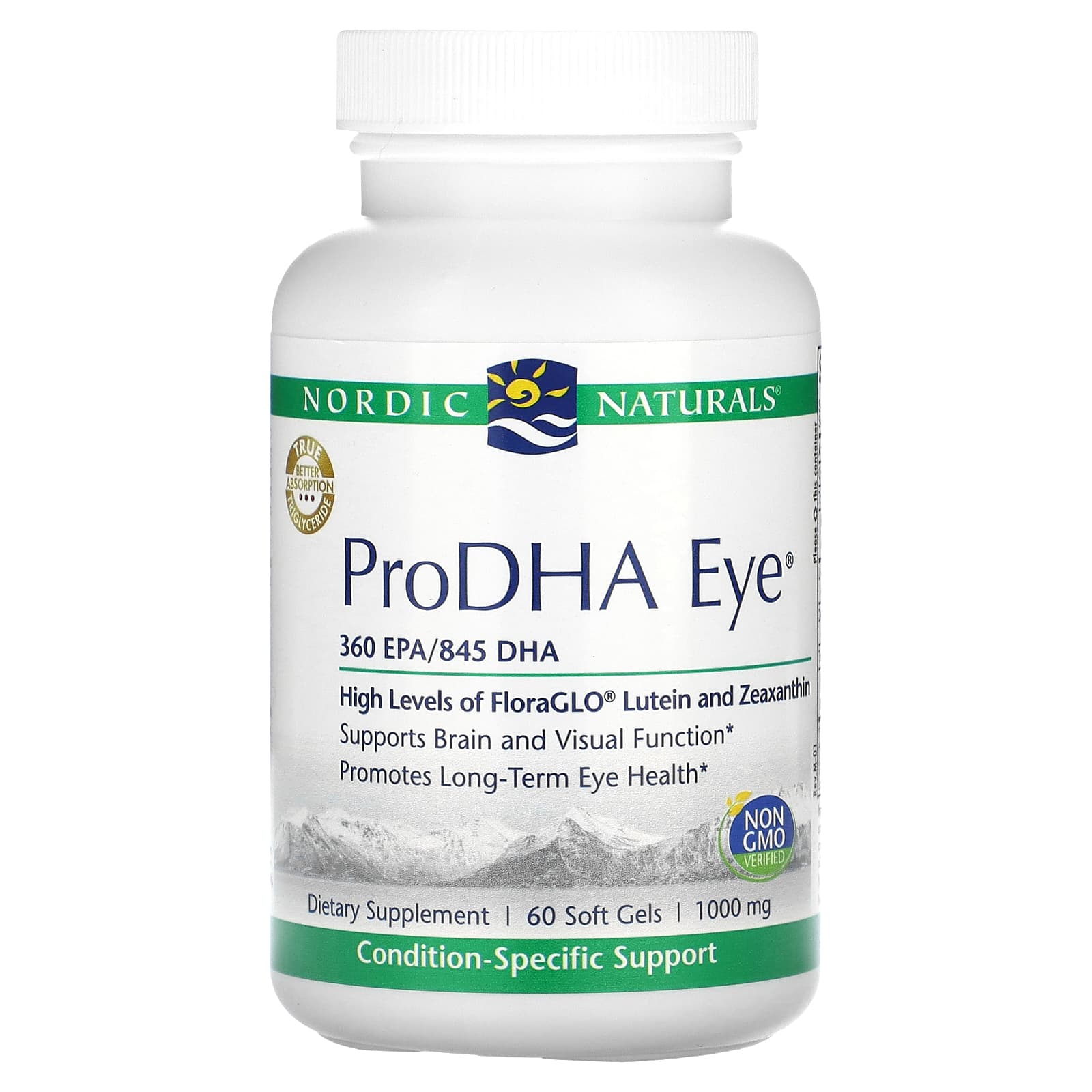 

Prodha Eye, 1,000Mg, 60 Softgels (500Mg per Softgel)