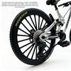 Mini 1:8 Scale Diecast Mountain Bike Model Downhill Bicycle Ornament for Kids Adults Collection