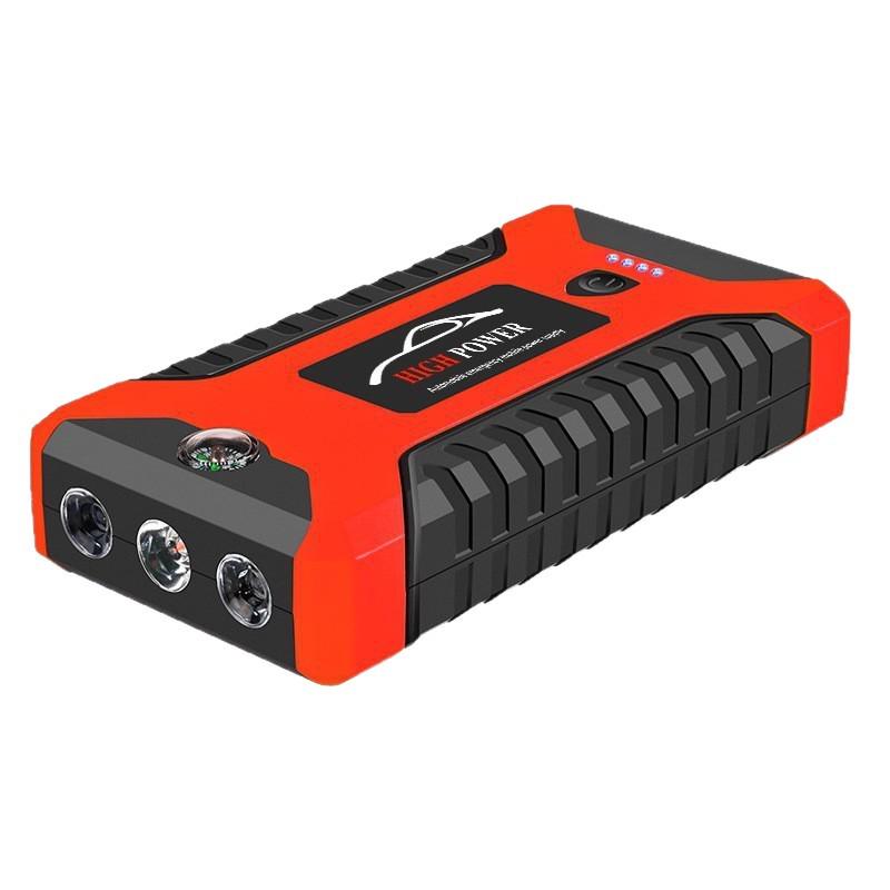 Outdoor Car Jump Starter & Power Bank: 12V High-Capacity Battery for Strong Emergency Starts