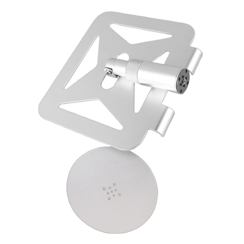 Portable Foldable Tablets Holder Aluminum Alloy with Height Adjustment and Full Rotations for Easy Travel Storage and Stability