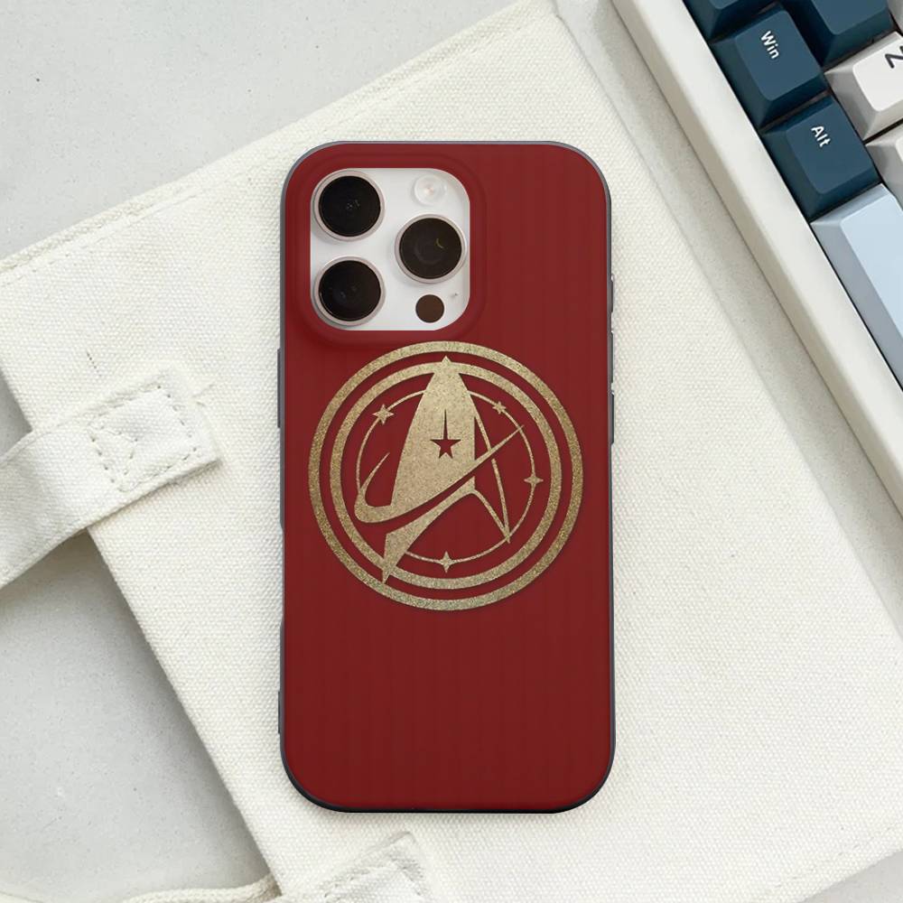 Star T-Trek Movie Logo Phone Case For IPhone 17 16 15 14 13 12 11 ProMax Plus Ripple Cover Shockproof