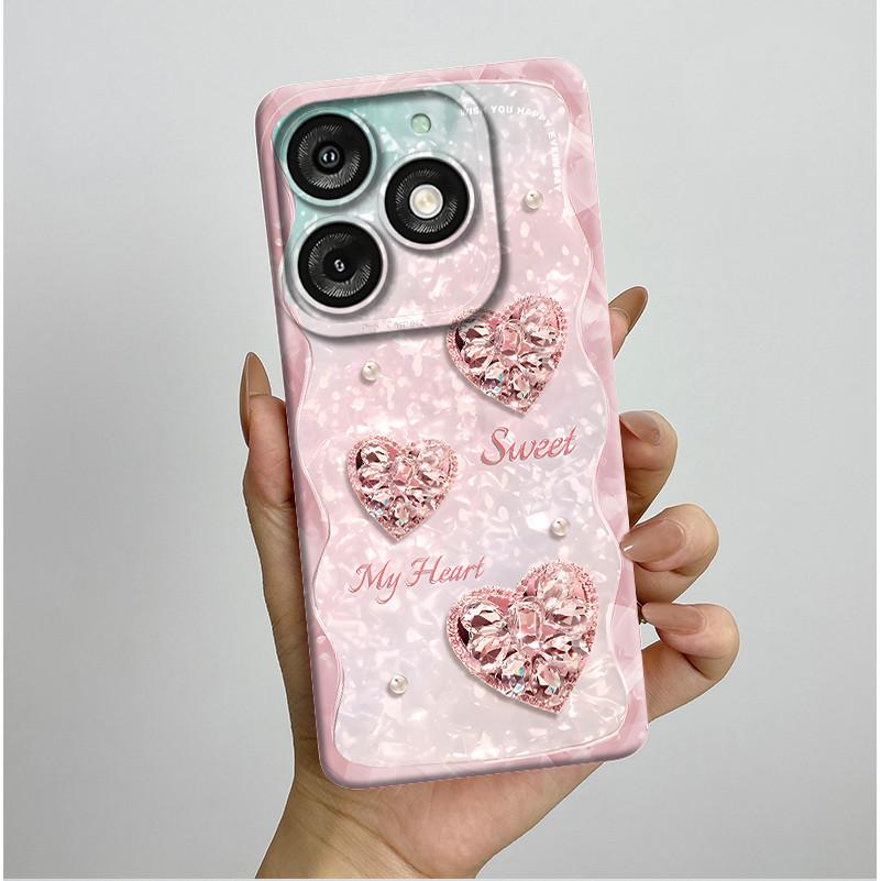 For Itel A50 A667L Casing Pretty Butterfly Flowers Soft Silicone TPU Shockproof Cover For Itel A50 A 50 ITELA50 2024 Phone Case