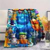 1PC Stumble Guys Clash Blanket, High Quality Comfortable for All Seasons, Home Decor, Warmth and Comfort