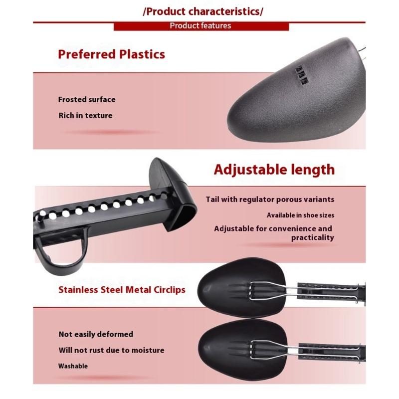 10Pcs Adjustable Length Shoe Stretcher for Men Women Shoe Expander Shoe Shaper Shoe Tree for Leather Shoe Boot Sneakers