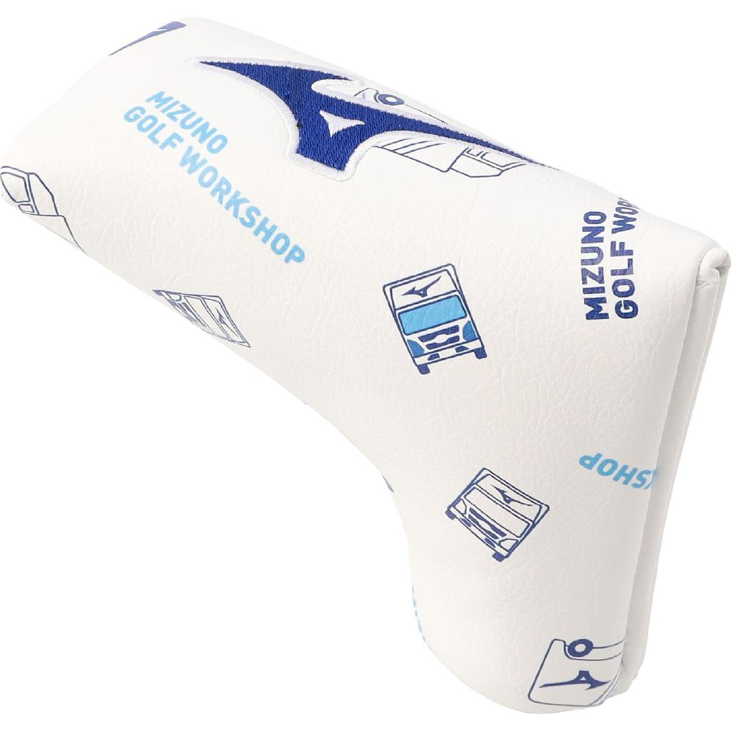 MIZUNO Golf Tour Car Putter Blade 5LGH2634 Cover, Type, Unisex, White,