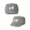 Allincomplete Linen Houndstooth Fillbox Cap