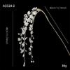 Crystal Bud Crystal Tree Branches Weeping Willow Transparent Bead Crystal Bud Branches Sparkling Long Branch Xmas Tree Ornament