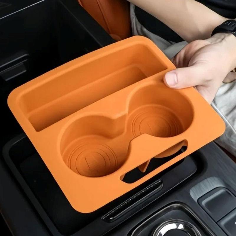 For Haval H9 24-25 GWM Tank 500 Console Push-pull Box Silicone Pad Center Armrest Storage Organizer Liner