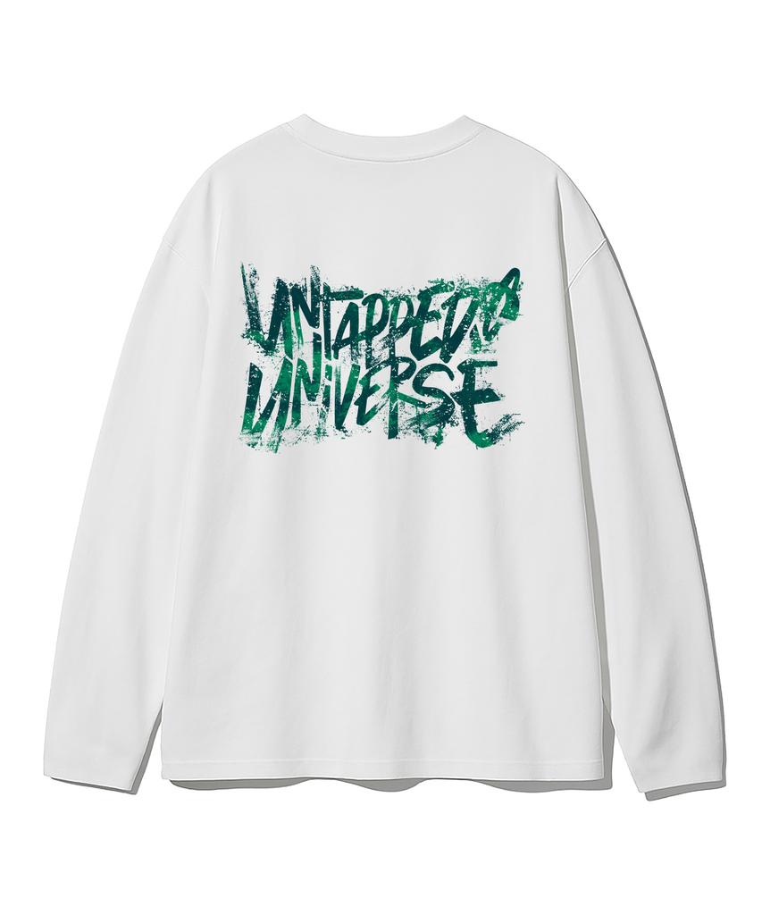 UNTAPPED STUDIO Universe Painting Scratch Oversized Long Sleeve T-Shirt 8 Colors (Type A)