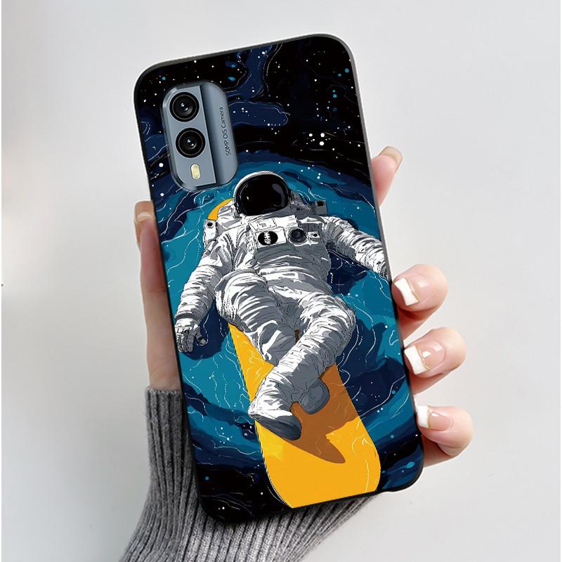 Casing For Nokia X30 5G Anti-scratch Bumper Soft Shell For Nokia XR21 Beautiful Brightly Colored Sunflower Pattern Black Case