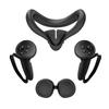 Anti Sweat Silicone Face Cover Lens Cover & Controllers Case Set For Meta Quest 3 VR Accessories Protection