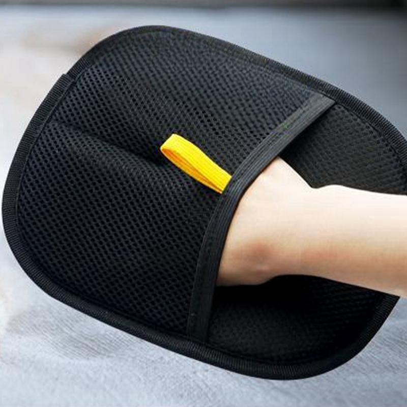 Pet Grooming Glove Reusable Double-Sided  Pet Hair Remover Gloves Static-Free Hair Stripping Mitts Cat Hair Cleaning Tool China Mainland
