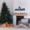 Christmas Nativity Scene Garden Wall Decoration Nativity Sets For Christmas Indoor Decor Rustic Metal Nativity Decoration