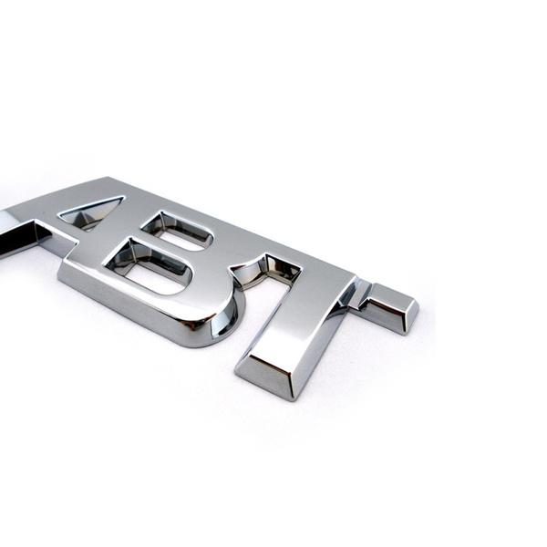 1Pcs Car Side Fender Trunk Rear ABT Logo Sticker Emblem Badge Decal Car Styling