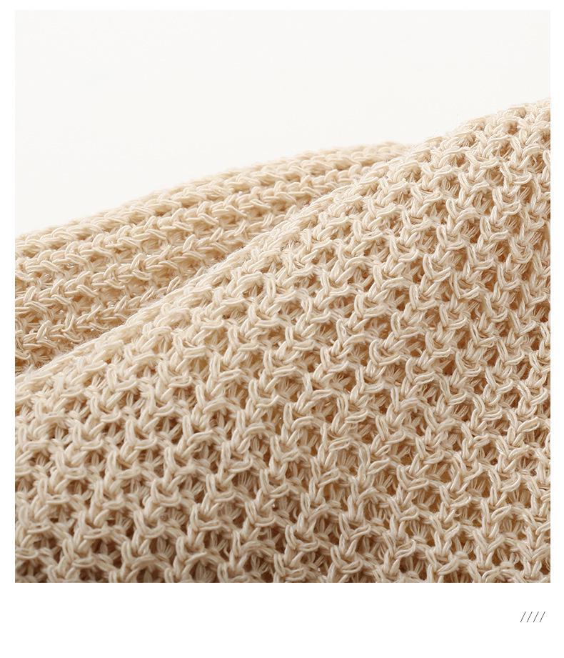 Korean Style Knitted Fisherman Hat for Women – Breathable, Versatile, Sun Protection, Small Face Effect