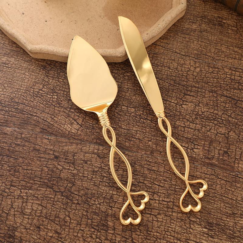 

2 шт. нож для пирога Nordic, цинковый сплав, лопатка для тостов, хлеба, золотая свадебная посуда для десертов, выпечки, вечеринки, пиццы, помадки, разделитель для дома