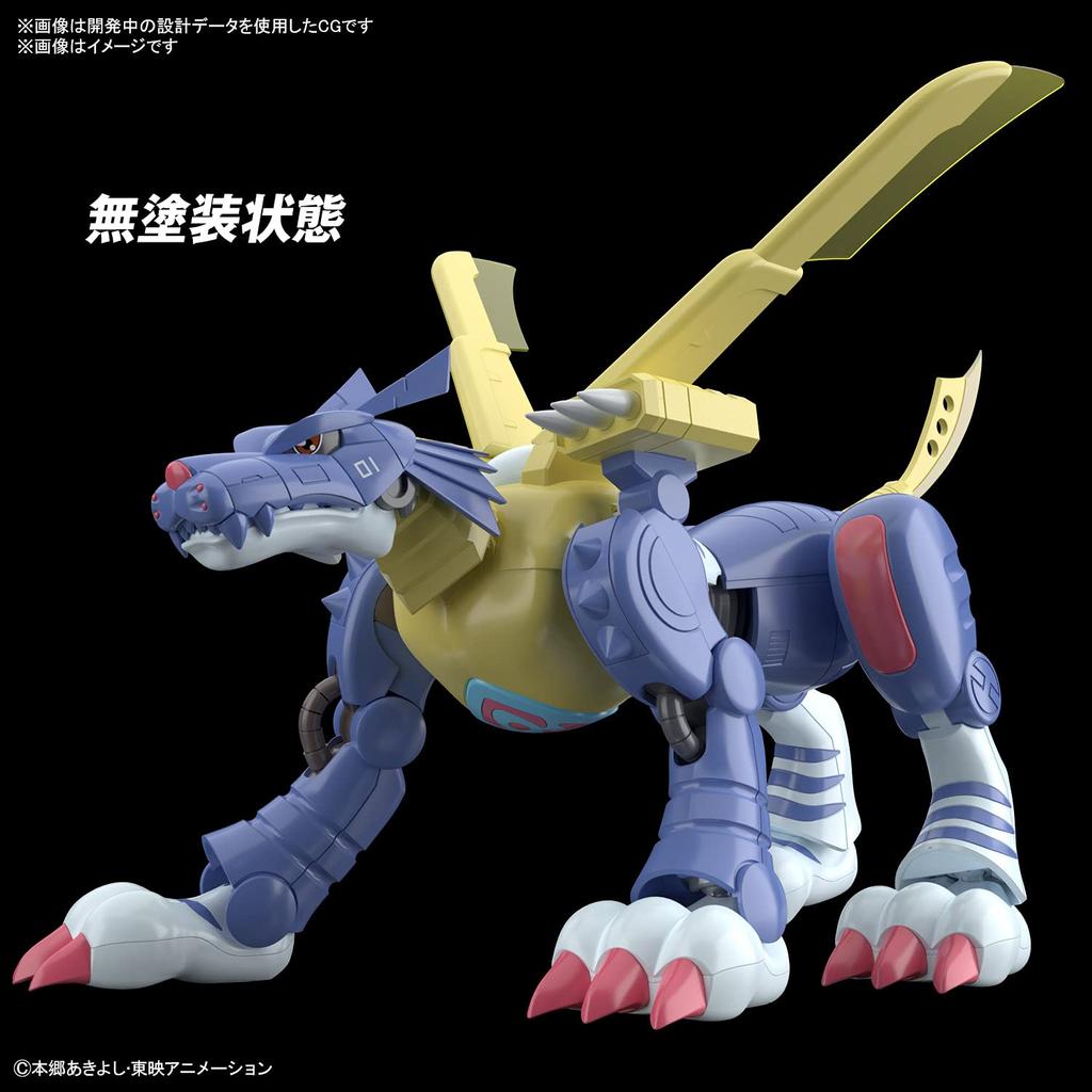 BANDAI SPIRITS Figure-rise Standard Digimon Adventure MetalGarurumon Pre-Colored Plastic Model