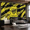 1ttihad Club Wall Tapestry Aesthetic Wall Hanging Printed Fabric Blanket Decorative Tapestries for Bedroom Living Room Home Decor