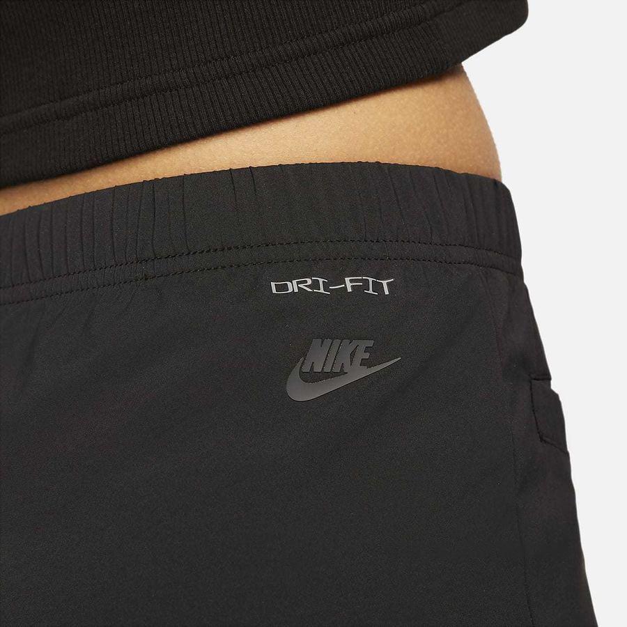 Nike Sportswear Dri-Fit Tech Pack Solid High-Waisted Straight Leg Casual Pants Women Bottoms Black DM6505-010