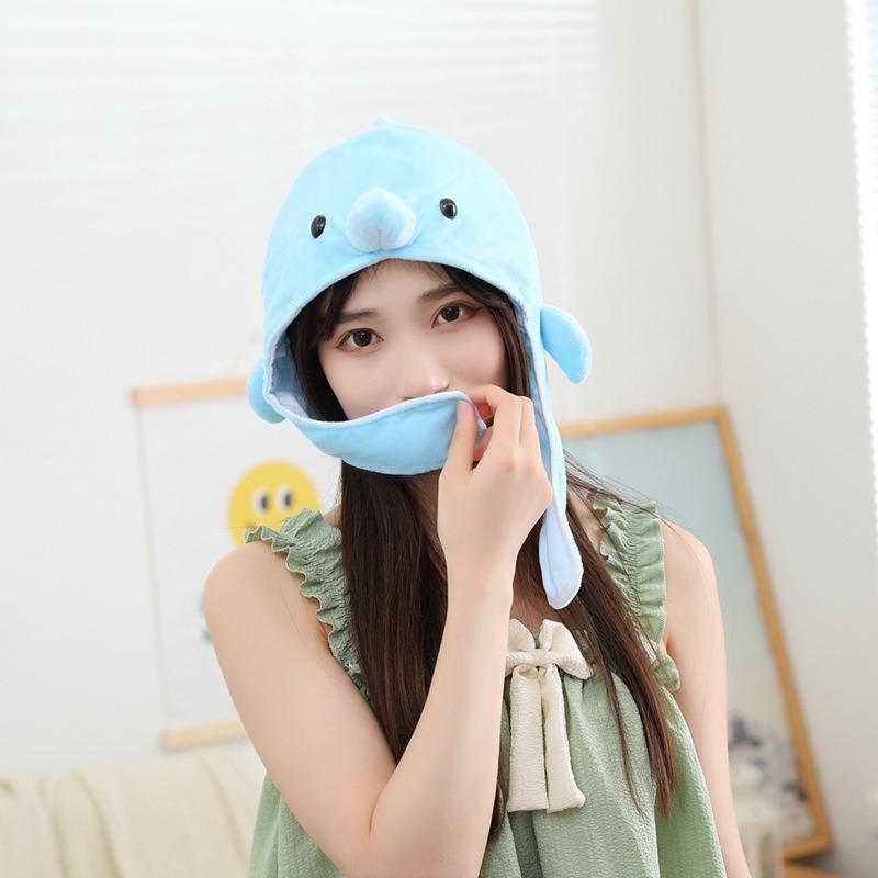 Halloween strange lawyer Yu Yingyu, short dolphin hood hat, photo props, cartoon hood