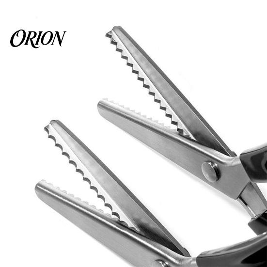 Fabric Cutting Shears Pinking Scissors, Zig Zag Decorative Edge Professional Manual Patchwork Dressmaking Craft Scissors for Sewing Paper DIY