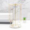 Stylish Round Based Jewelry Organizer Display Stand for Rings Necklaces Earrings Women Accessories Storage Organizer