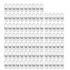 100Pcs Delicate Zinc Alloy Swivel Clips Carabiner Clip Swivel Triggers Dog Buckle KeyRing for Creative DIY Projects