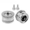 3D Printer Print Head Accessories, All-metal Double Gear Upgrade DLC Hardened Steel K1C/Ender3