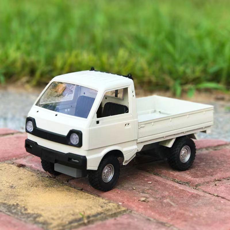 1Set Christmas Surprise Gifts 1:16 Wpl D12 Rc Car Simulation Drift Climbing Truck Led Light Cargo Rc Electric Toy Model For Boys