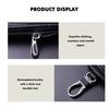 For Lexus Leather Car Keychain Bag Organizer Key Zipper Case Bag Protection Cover CT ES GS NX IS250 RX350 IS200 LX570 UX250h AFJ1