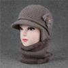 Hat Ladies Ear Protector Warm Wool Hat Winter Grandma Fleece Cold Hat