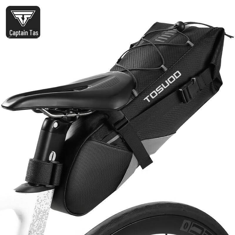 

Captain Tass Bicycle Tail Bag & Mounting System 10L