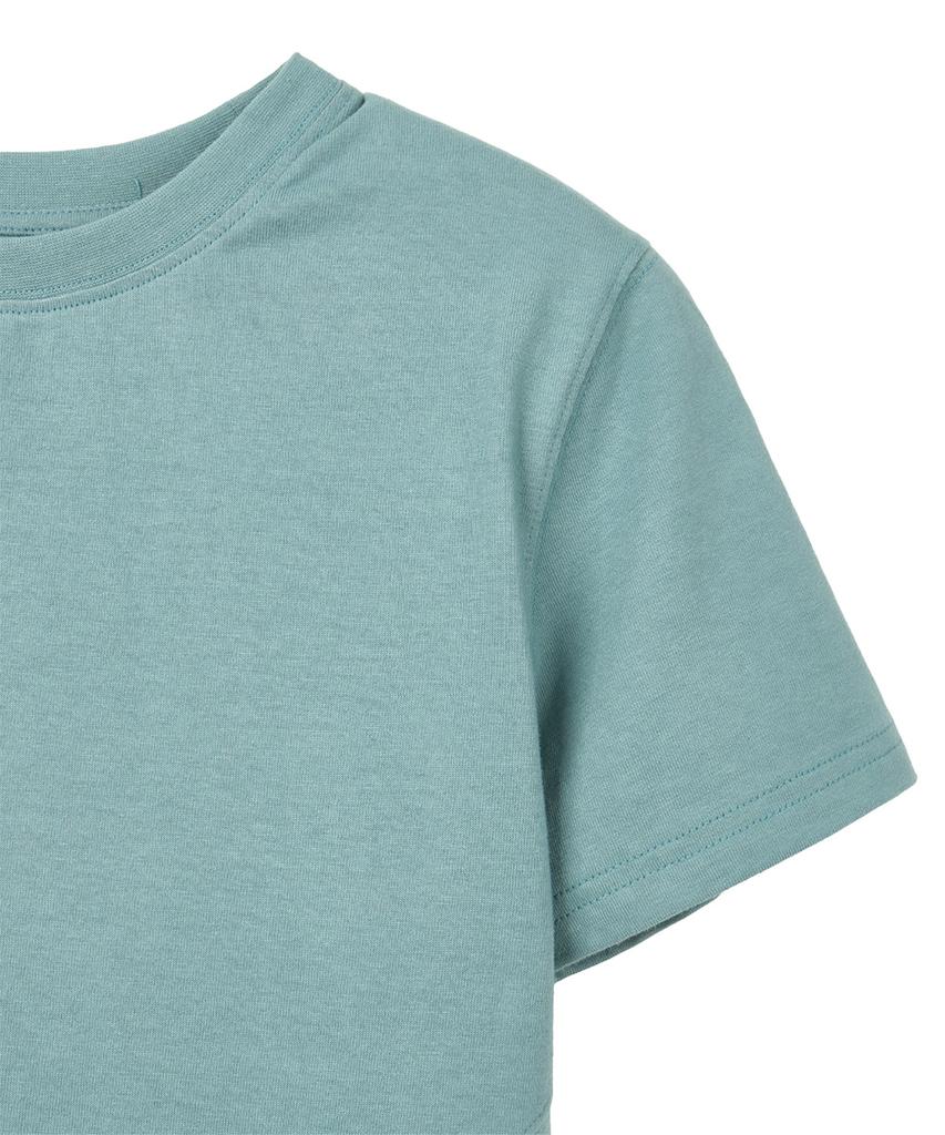Dandel Dd Asym Side Rib Tee (Dusty Mint)