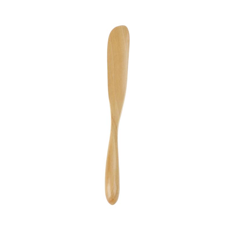 1Pc Wooden Butter Knife Cheese Spreader Handcraft Natural Materials Kitchen Tool