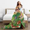 Czech Cartoon Krtek Mole Warm Cozy Blankets For Home Decor  Print Throw Blanket Winter Camping Flannel Bedspread