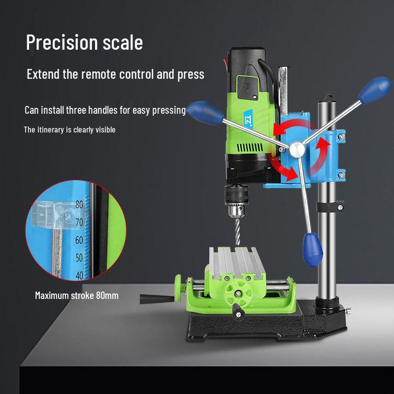 Precision Industrial Bench Drill: Compact Electric Drill Press & Automatic Hole Punching Machine